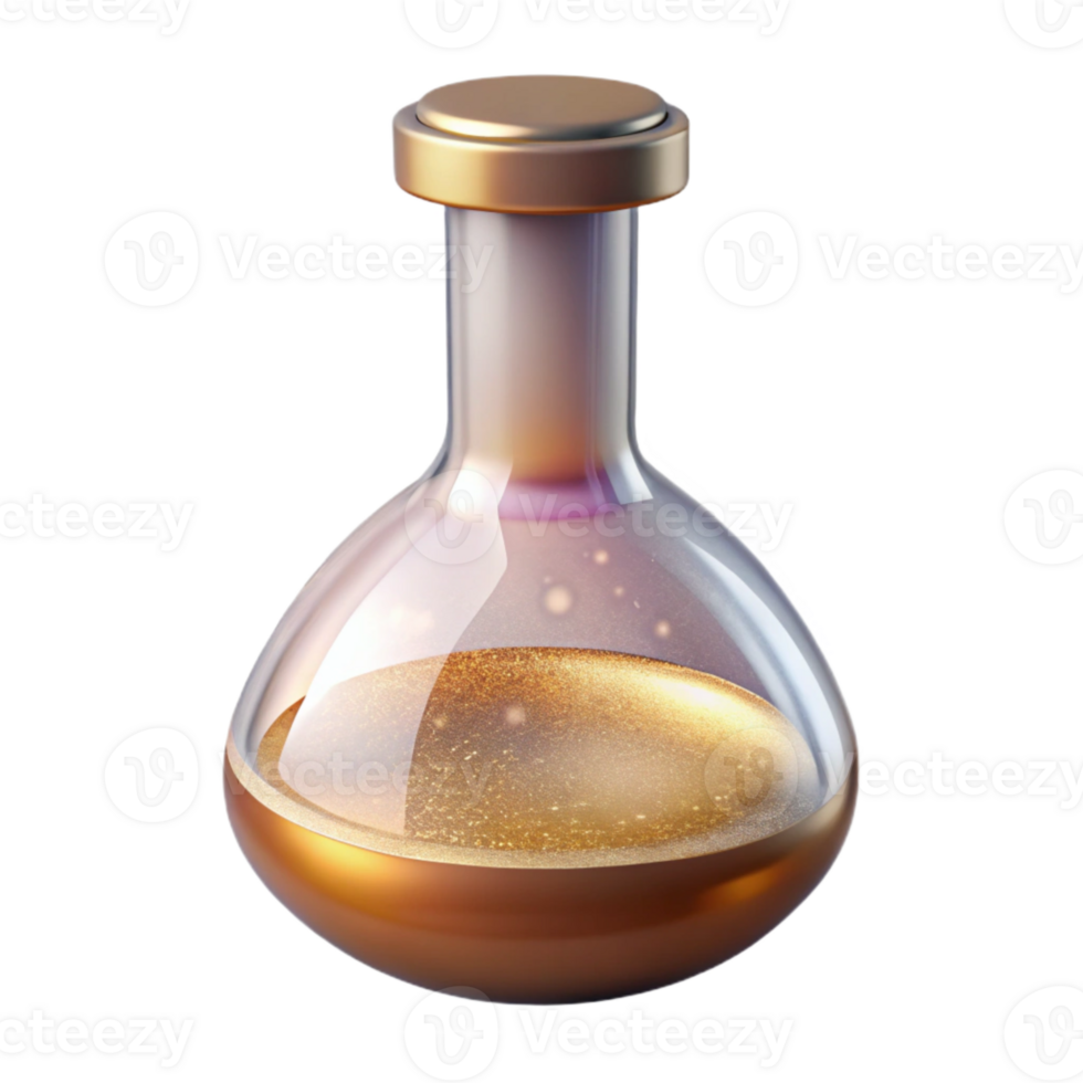 elegant vintage Chemical Flask Lab Equipment Transparent for Science Experiments high quality png