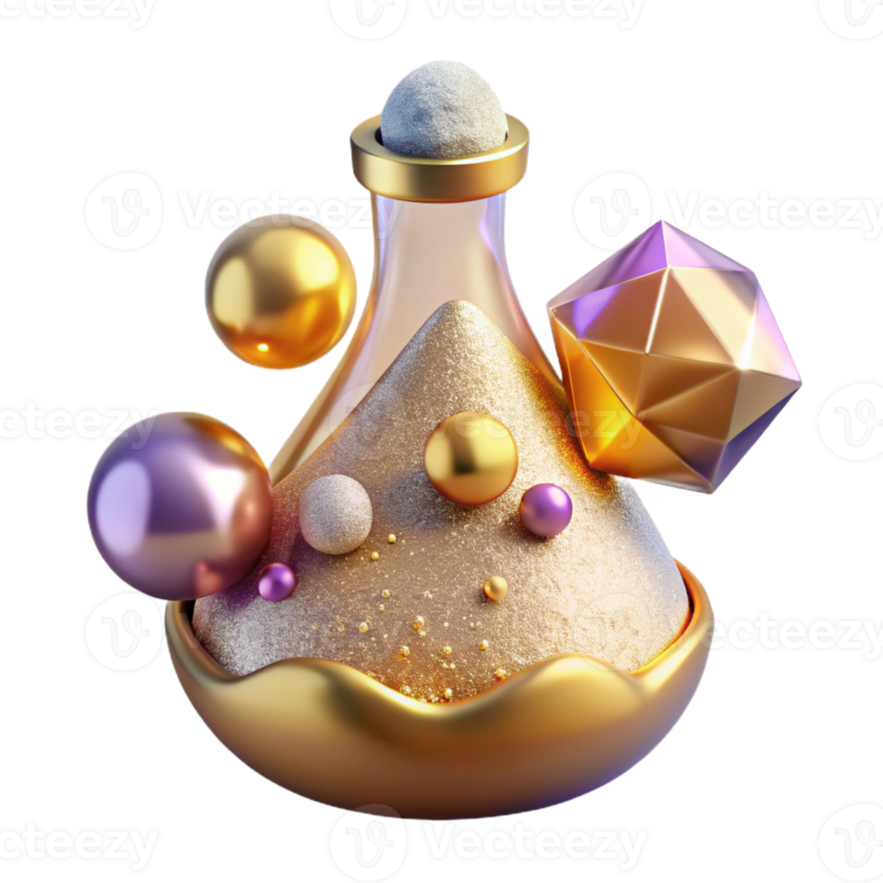 wonderful rustic Chemical Reaction Isolated for Educational Materials original png