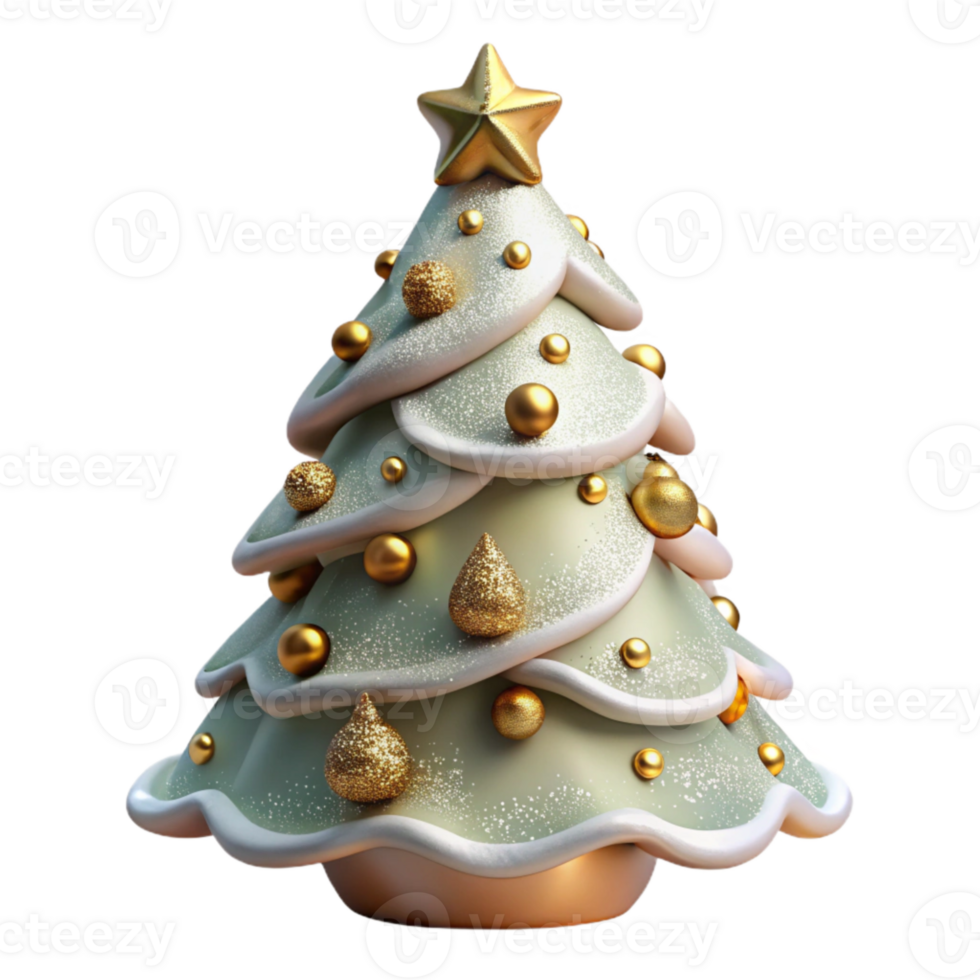 beautiful creative Christmas Tree Isolated Holiday Celebration premium png