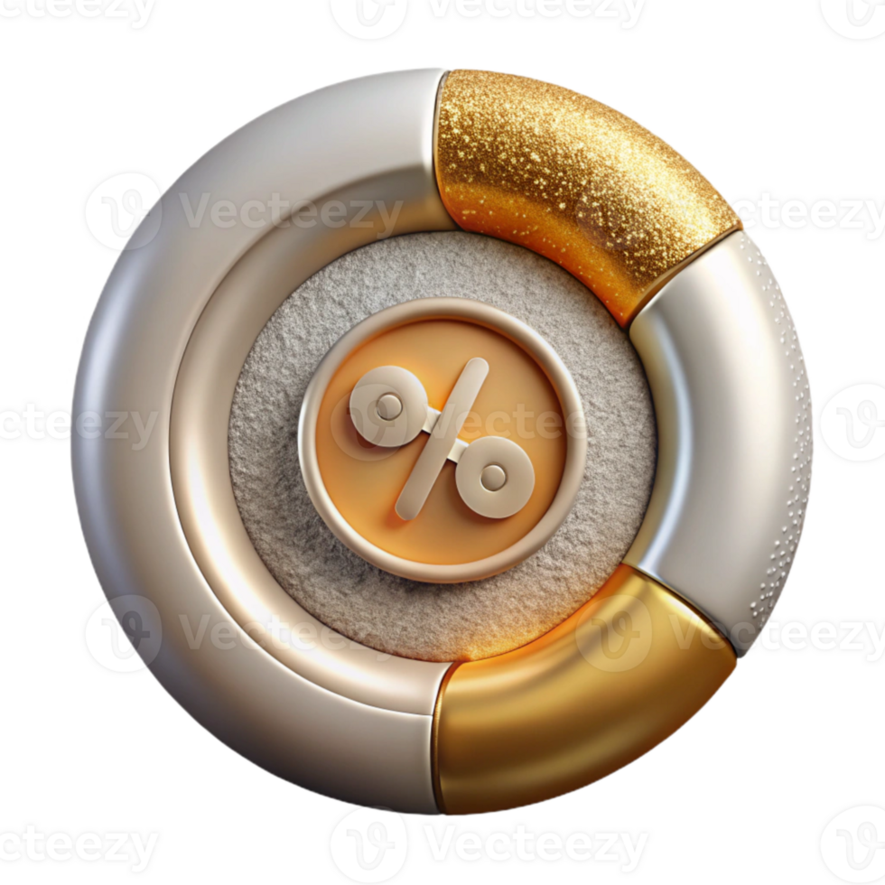 vibrant minimalist Circular Progress Bar Ui Element Isolated for User Experience professional png