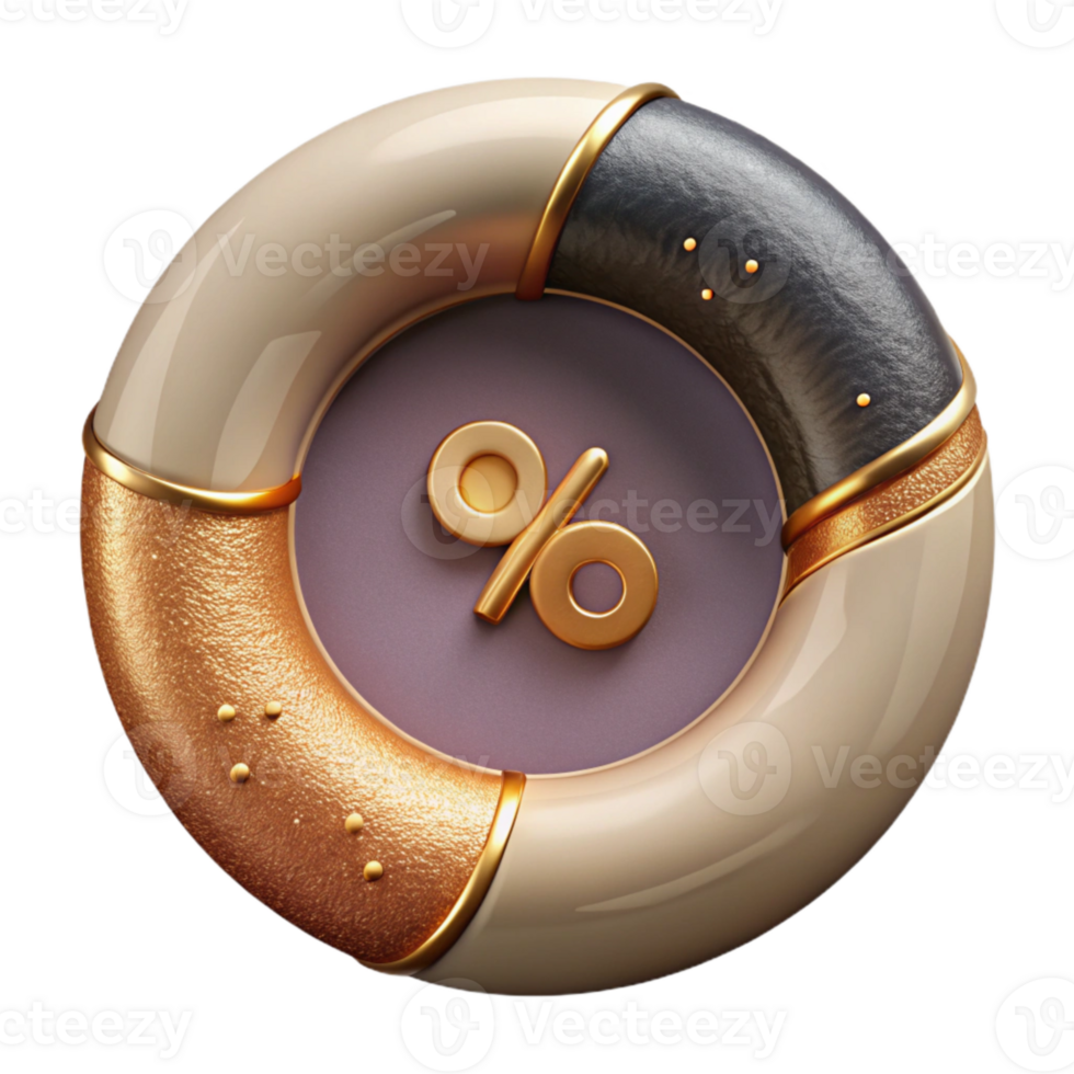 dramatic minimalist Circular Progress Bar Ui Element Isolated for User Experience authentic png