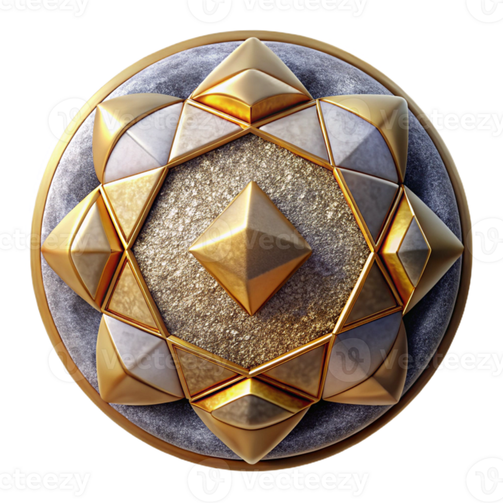 wonderful vintage Circular Geometric Pattern Isolated for Logo Design genuine png