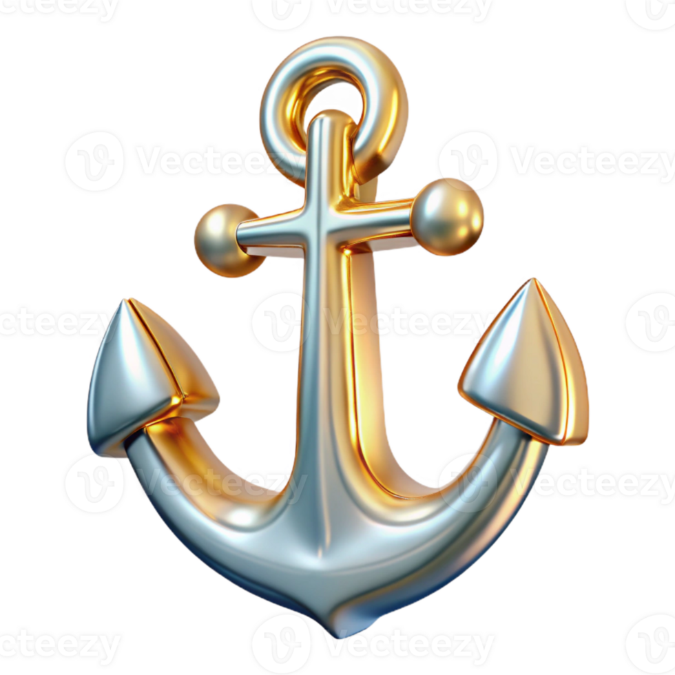 wonderful vintage Clean Anchor Nautical Icon Transparent for Maritime Projects exclusive png