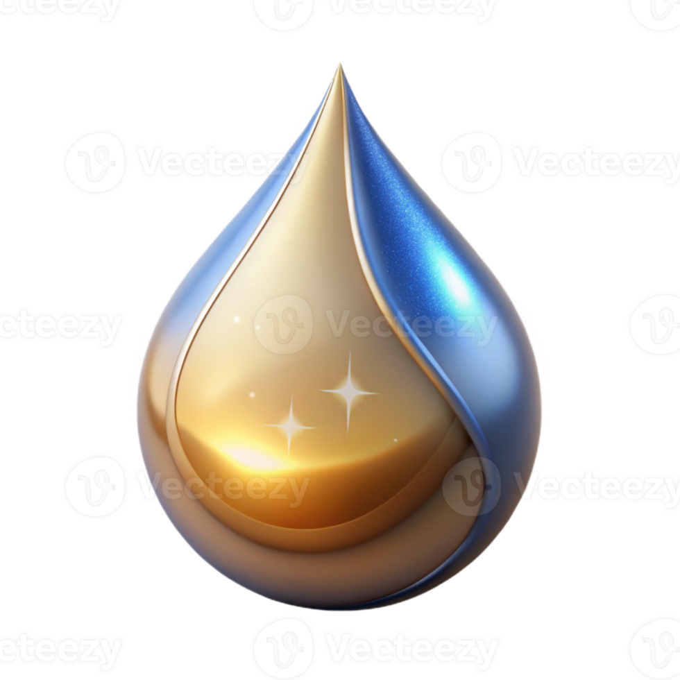 wonderful classic Clean Water Drop Icon Isolated for Hydration Projects high quality png