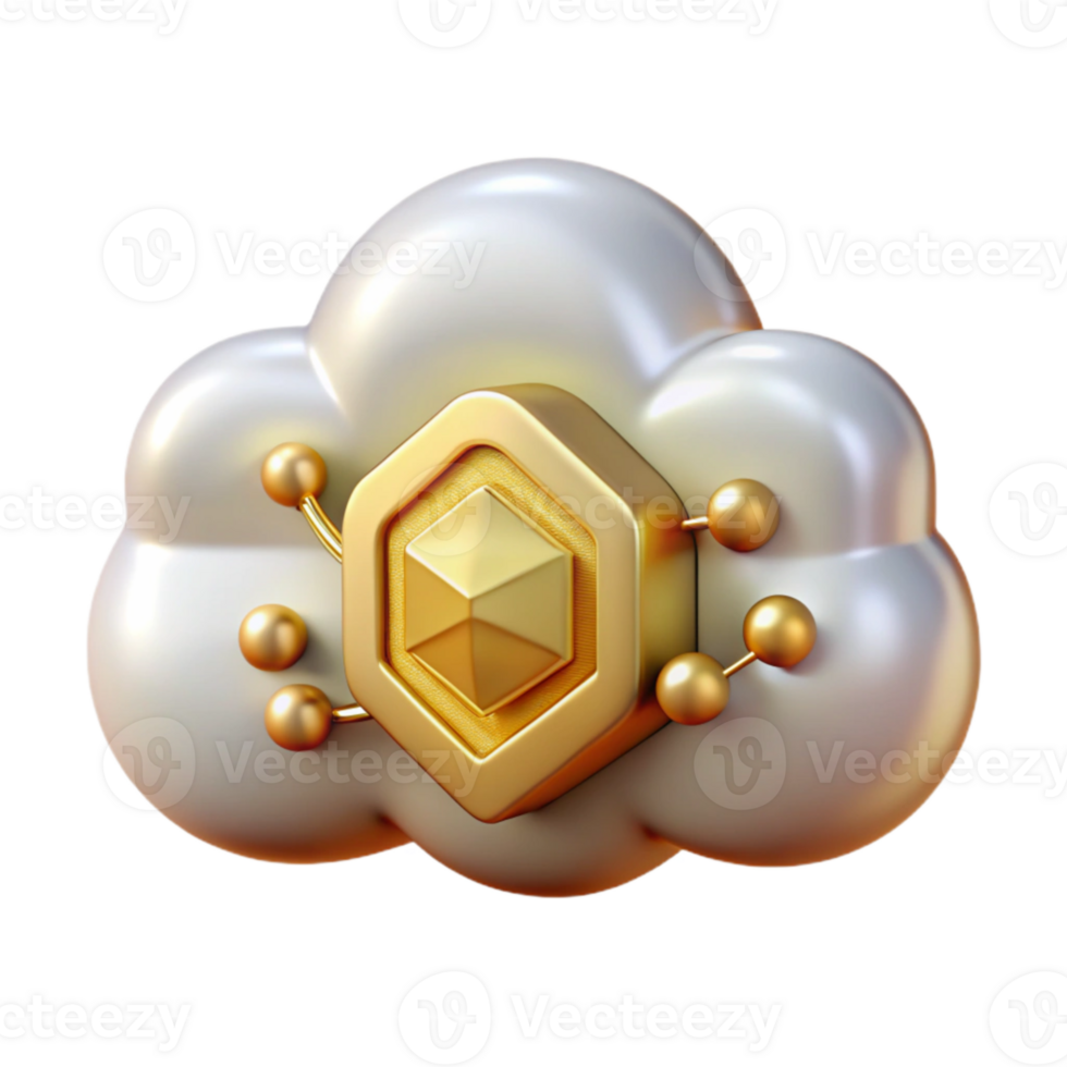 extraordinary rustic Cloud Computing Storage Icon Isolated for Network Diagrams premium png