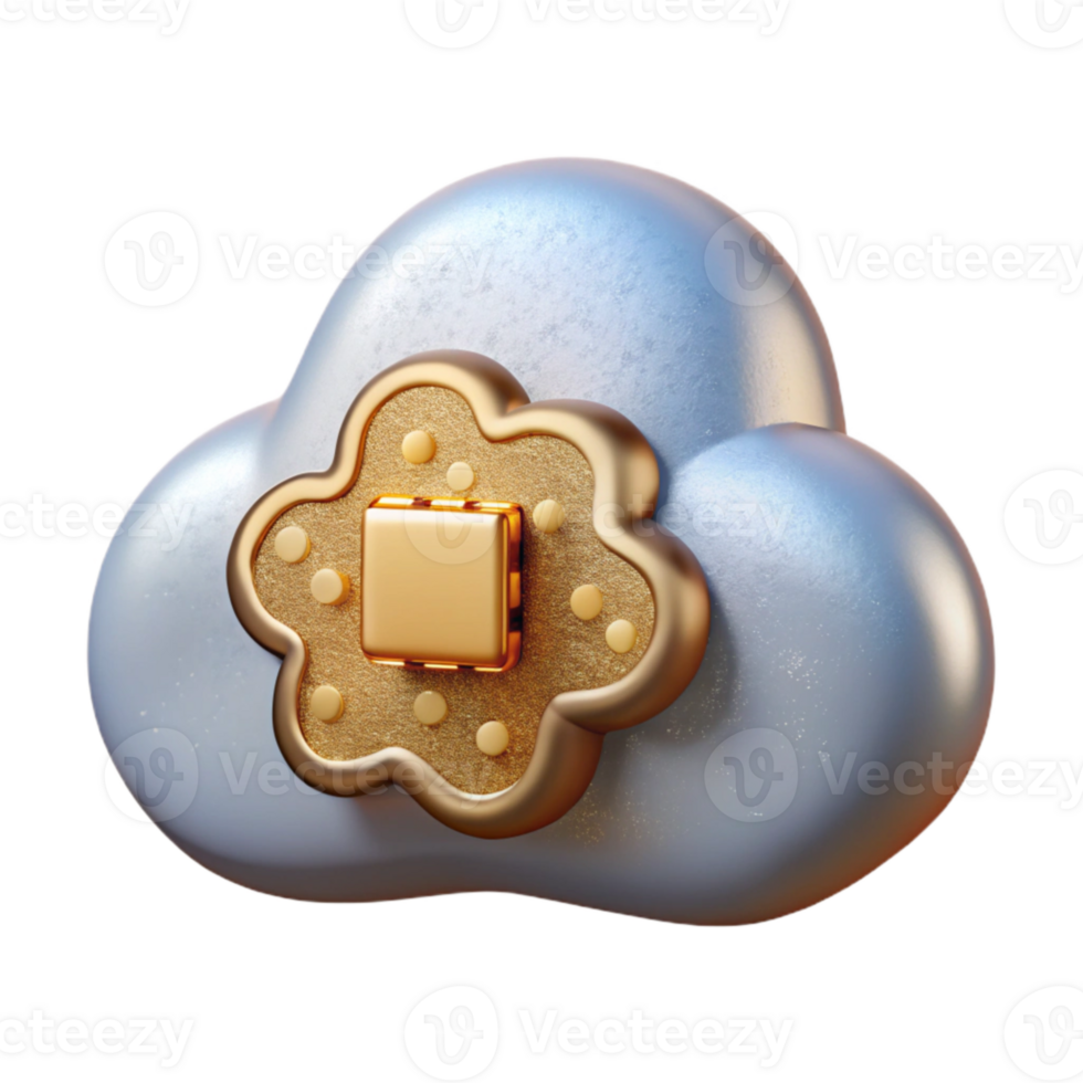 beautiful creative Cloud Computing Icon Isolated for Data Storage or Cloud Services authentic png