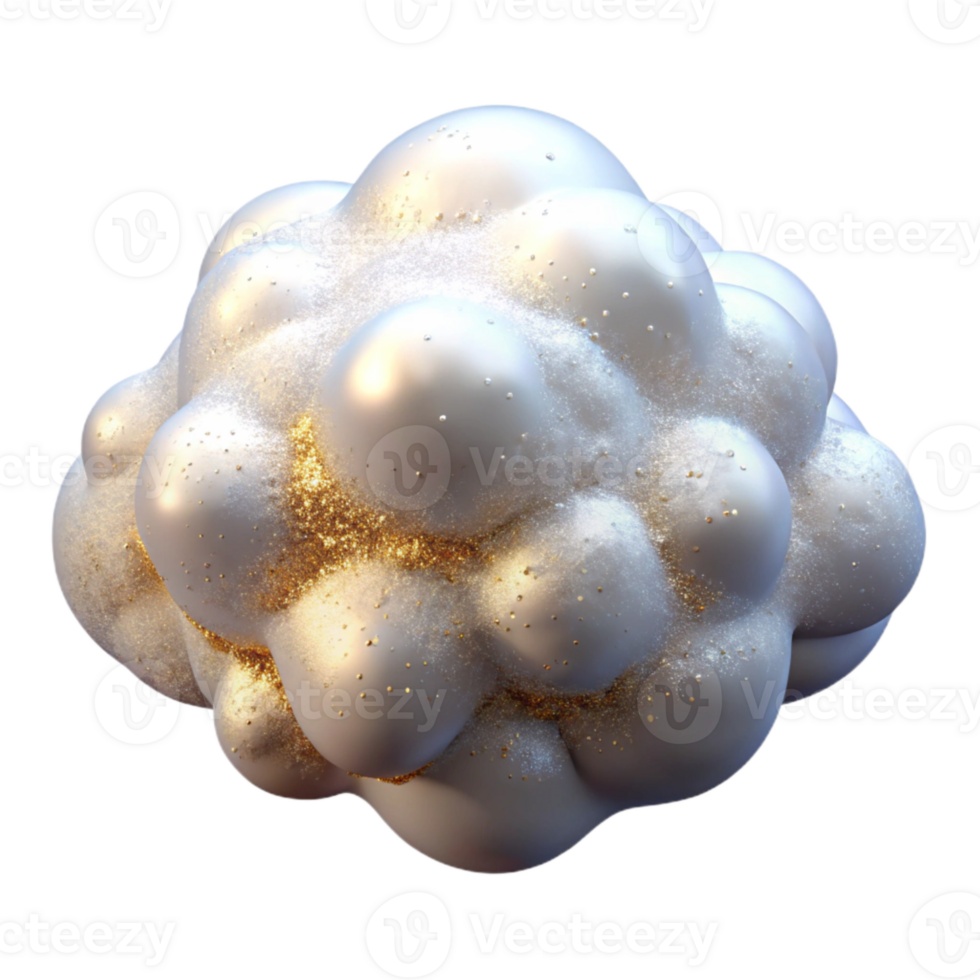 serene rustic Cloud Texture Fluffy White Isolated png