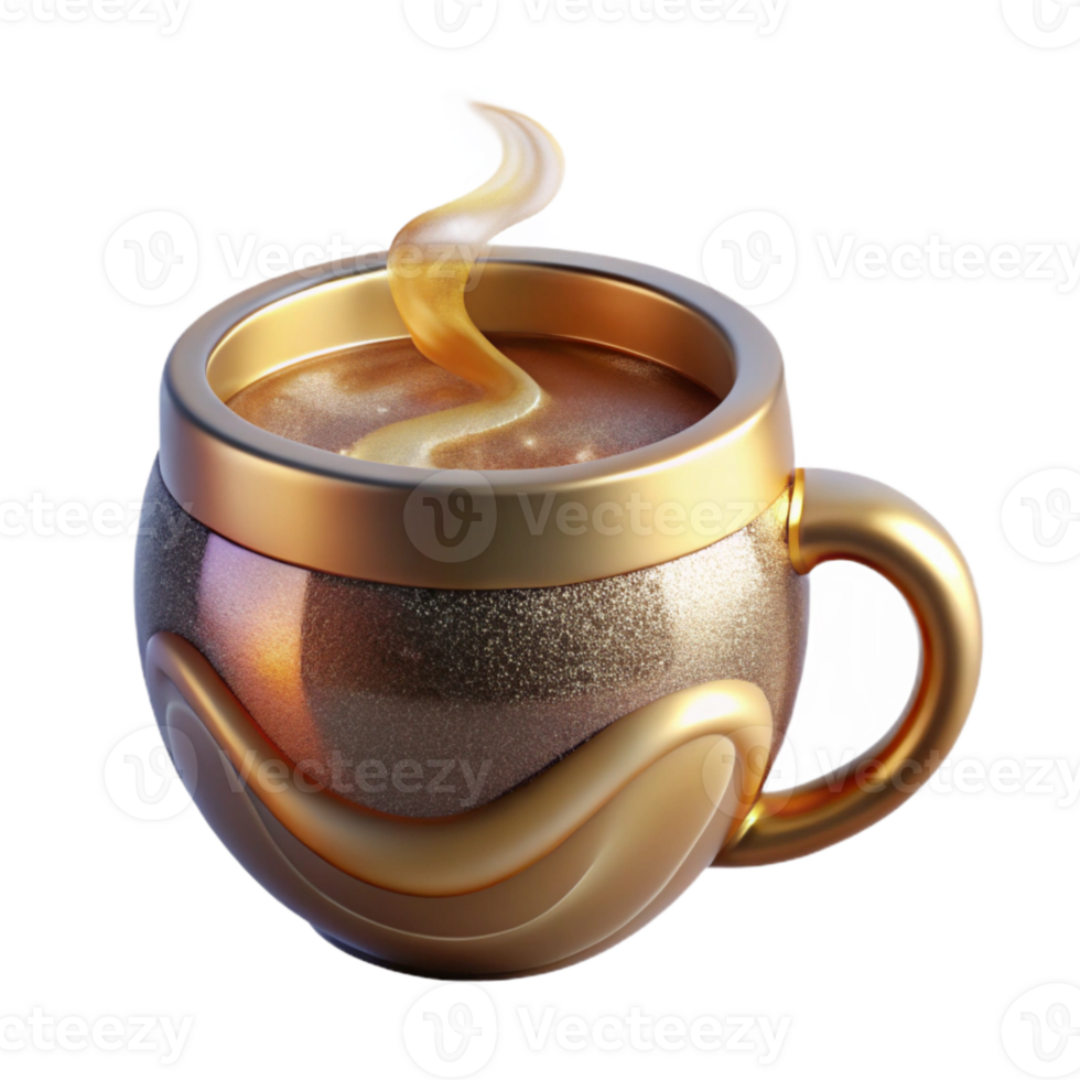 impressive minimalist Coffee Mug Steaming Hot Beverage Cutout for Cafe Menu authentic png