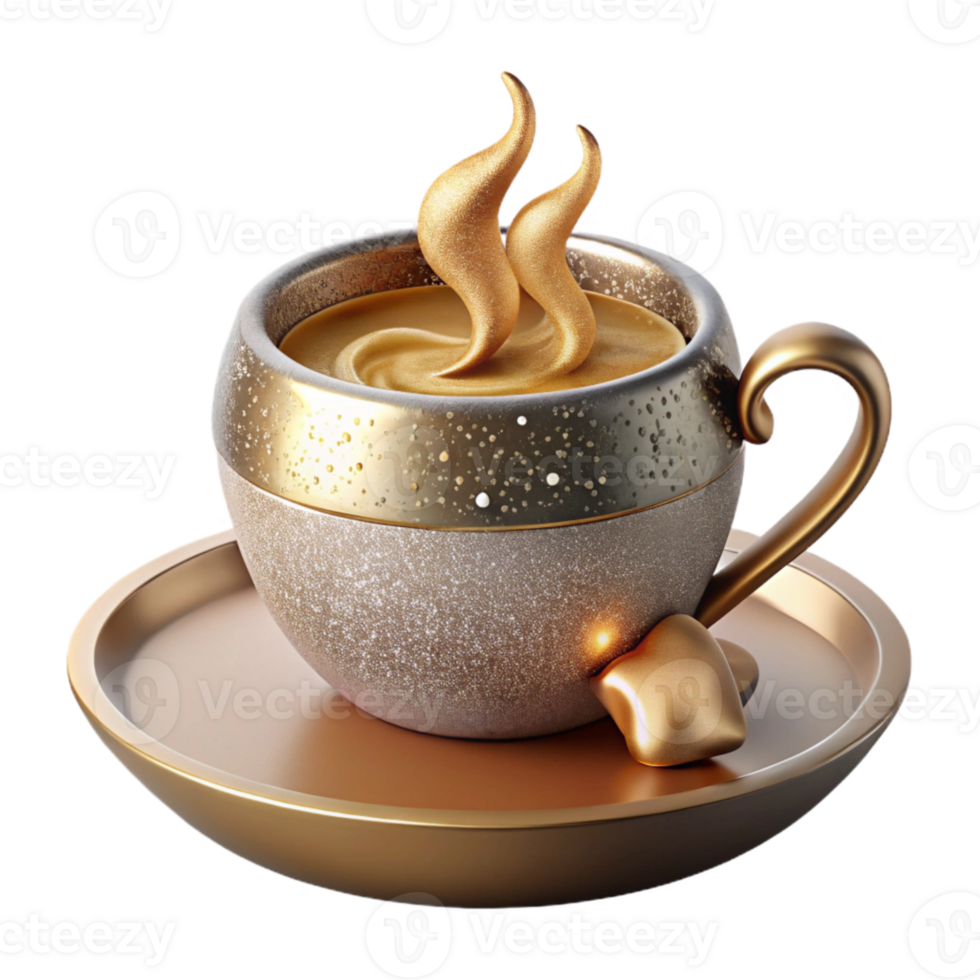 elegant contemporary Coffee Steam Hot Beverage Cutout for Cafe Atmosphere high resolution png