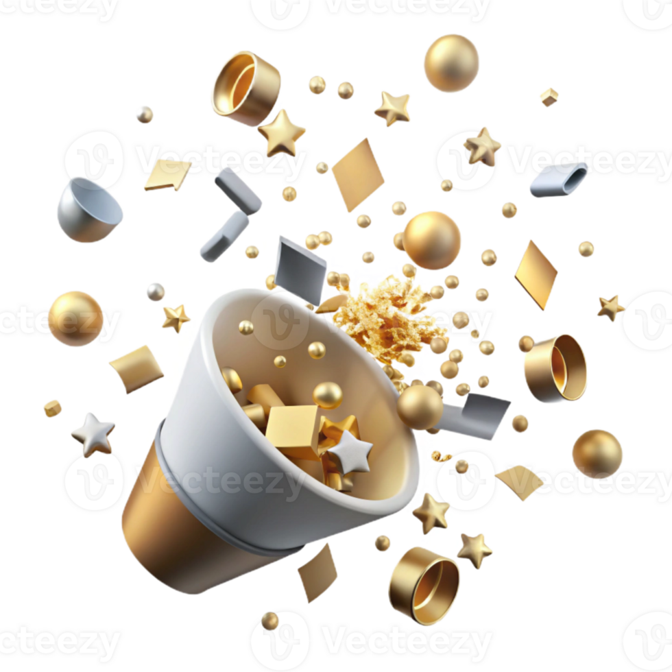 extraordinary artistic Confetti Falling Celebration Cutout for Wedding Graphics png