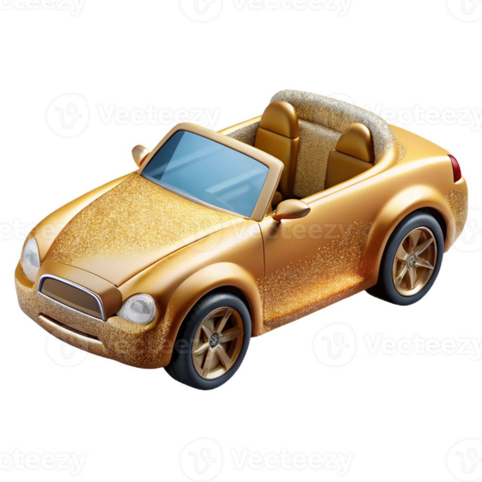stunning artistic Convertible Icon Open Top Cutout for Summer Ads premium png