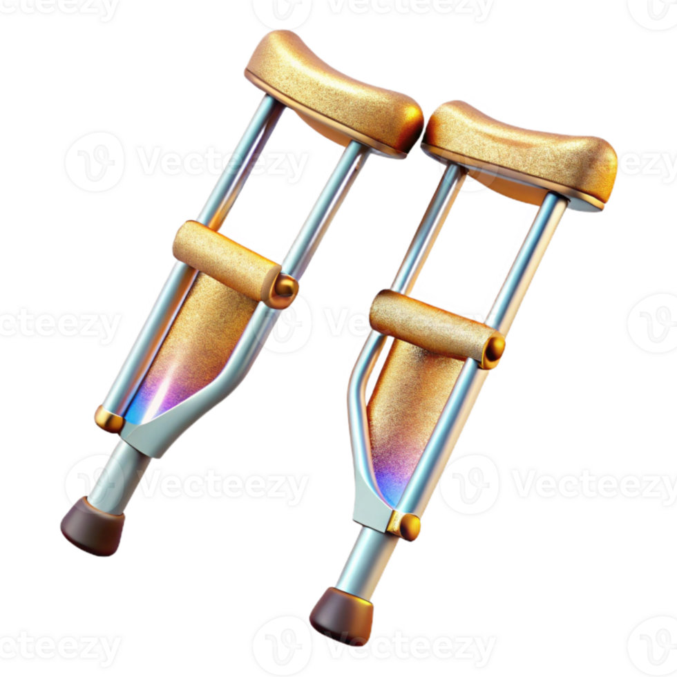 wonderful traditional Crutches Injury Support Cutout for Medical Illustrations original png