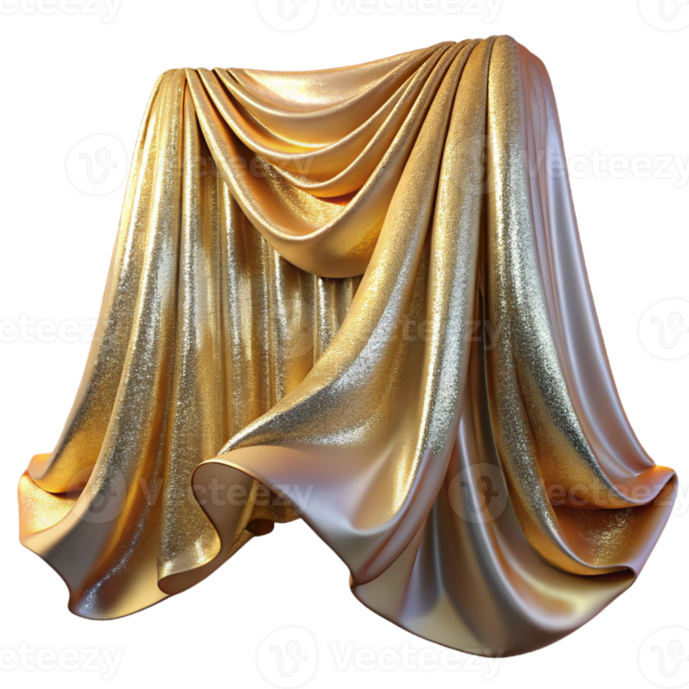 vibrant abstract Curtain Texture Fabric Drapery Isolated for Window Treatments png