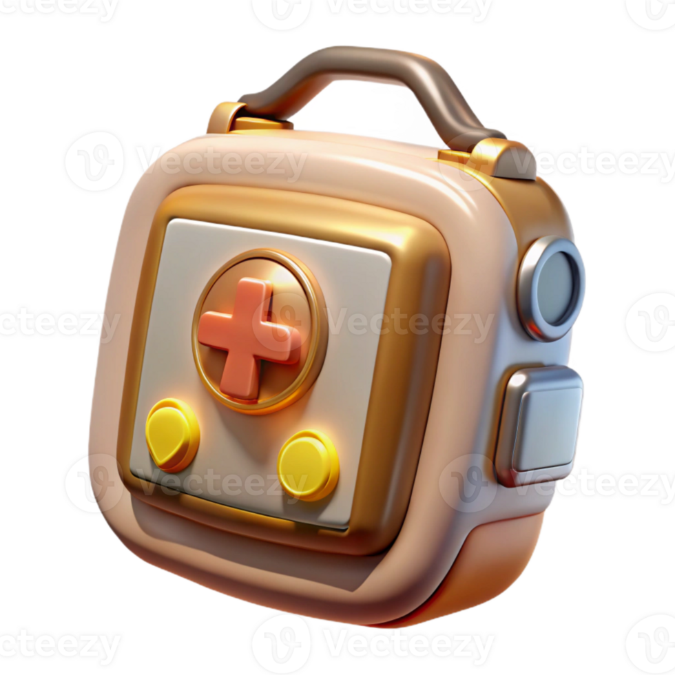 elegant contemporary Defibrillator Emergency Medical Device Transparent png
