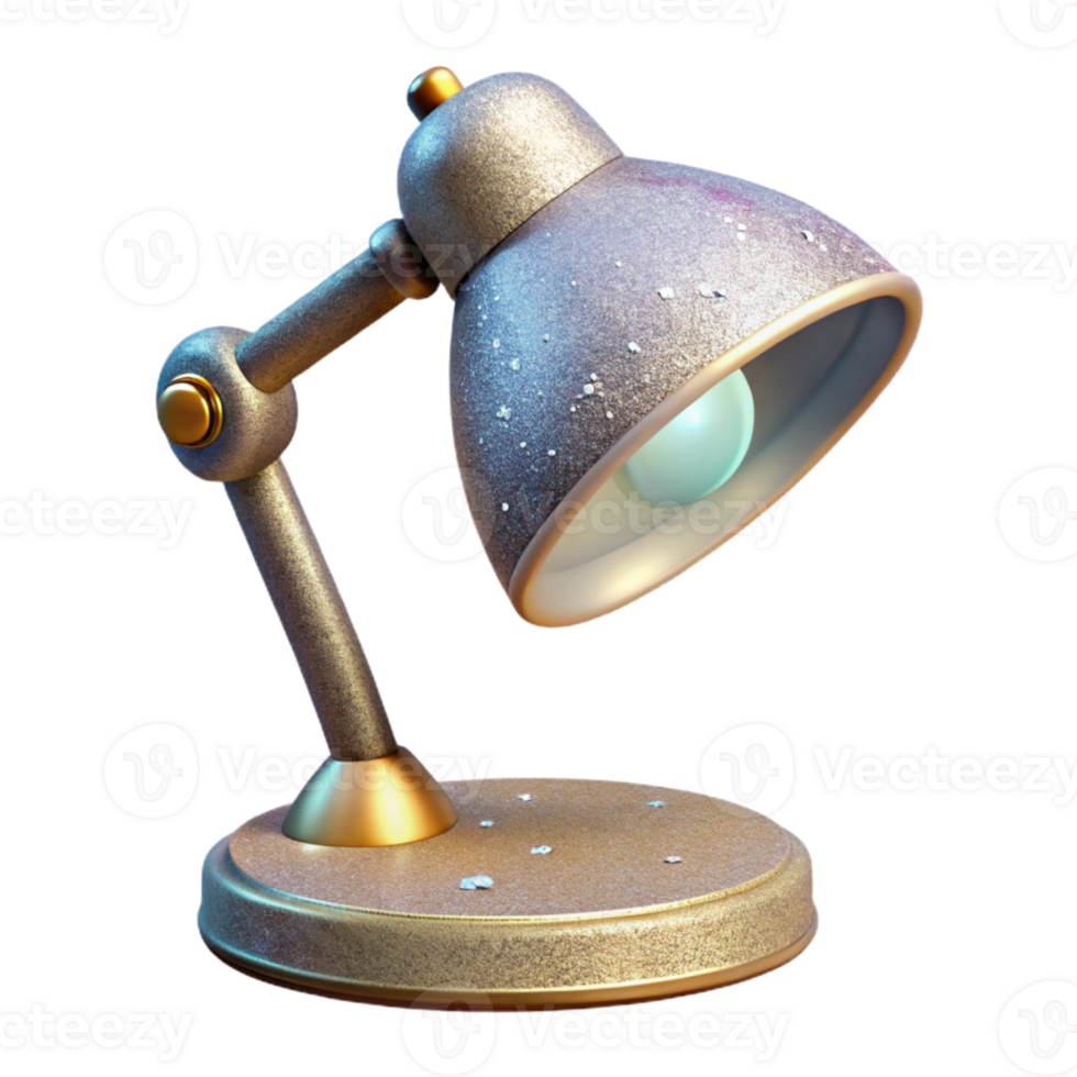 extraordinary rustic Desk Lamp Workspace Accessory Isolated for Home Office Design high resolution png