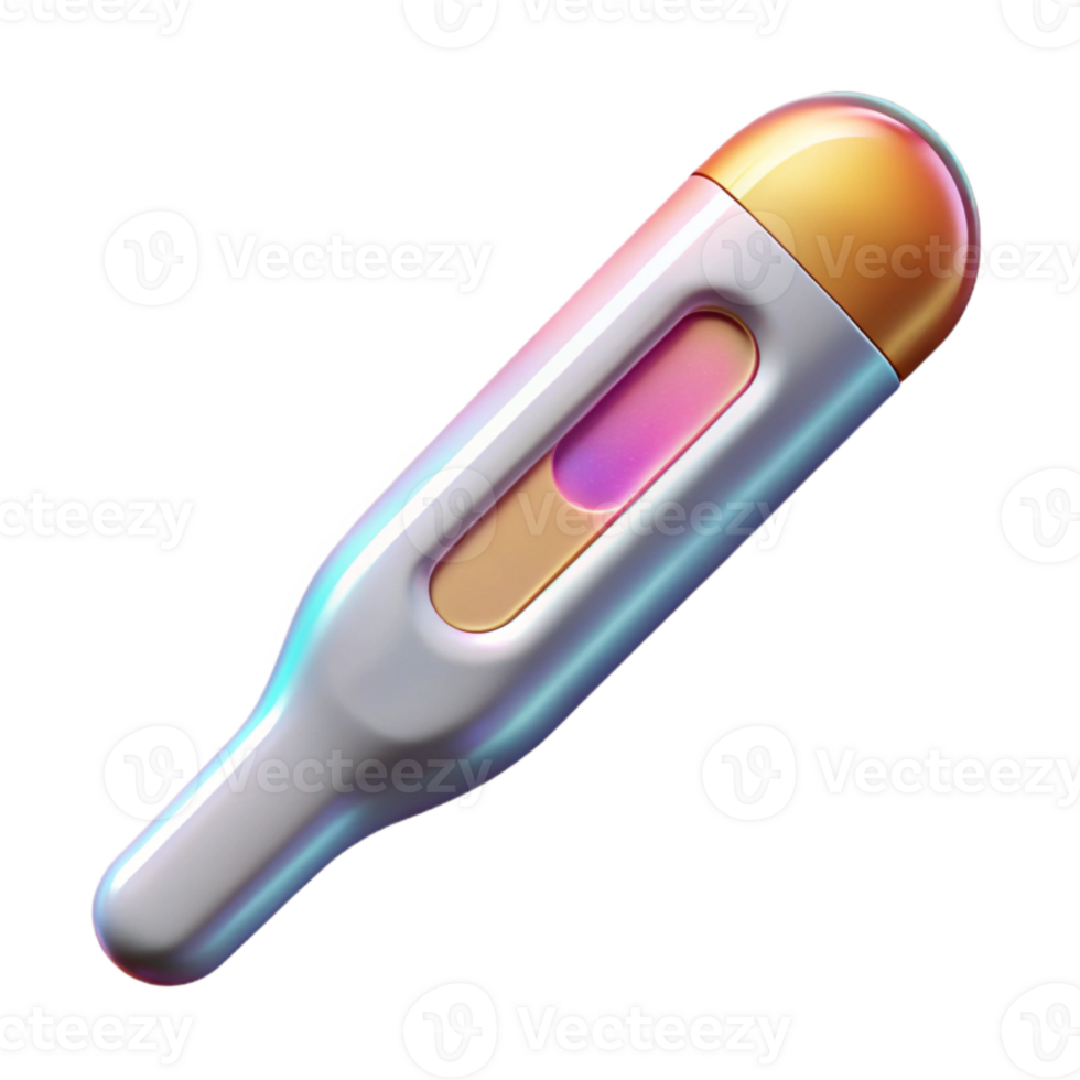 vibrant artistic Digital Thermometer Transparent Background for Lab Use high quality png