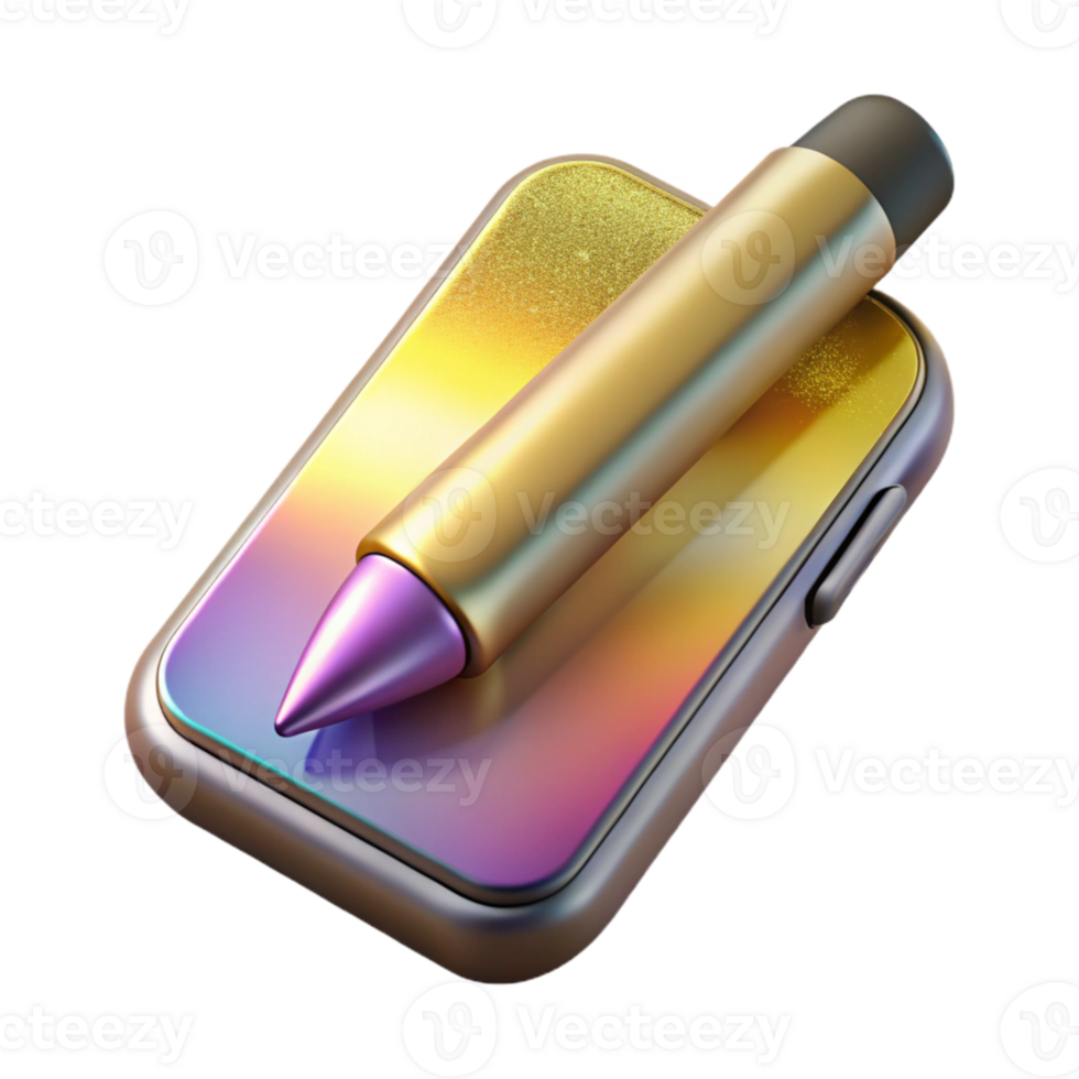 beautiful abstract Digital Tablet Stylus Pen Isolated for Graphic Design high quality png