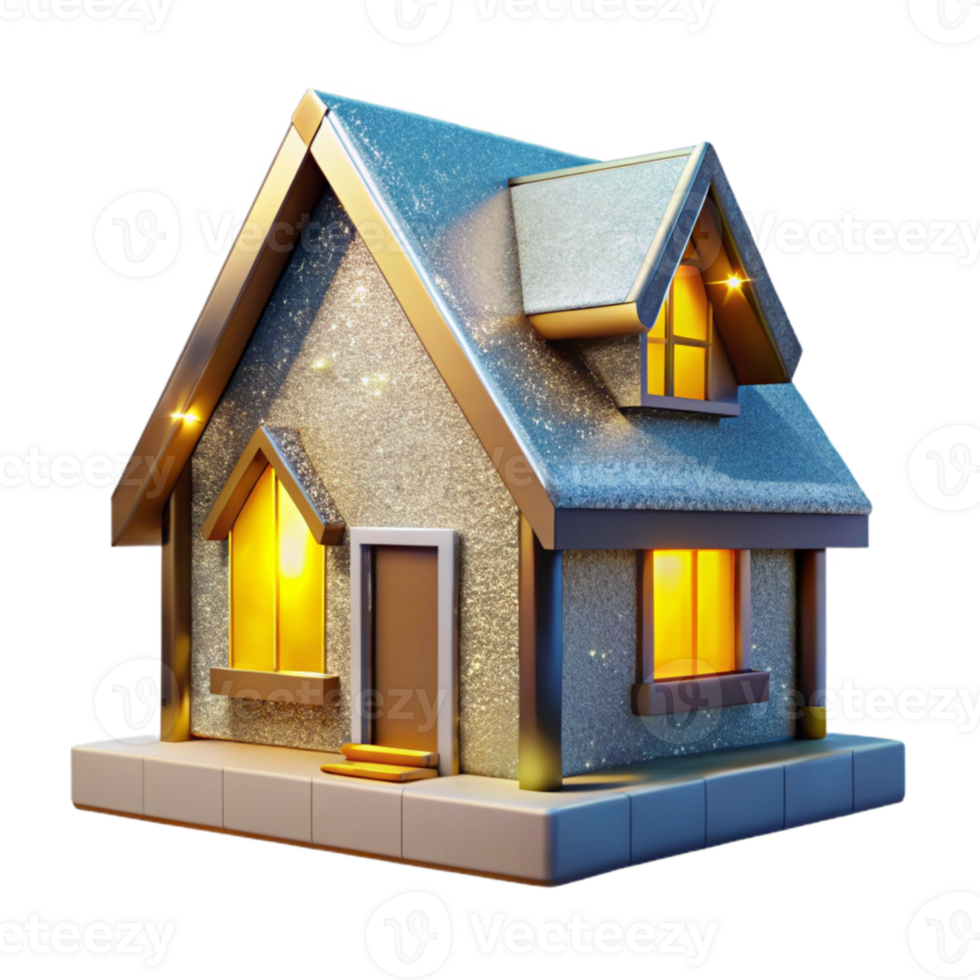 extraordinary creative D Model House Exterior Render Cutout high quality png