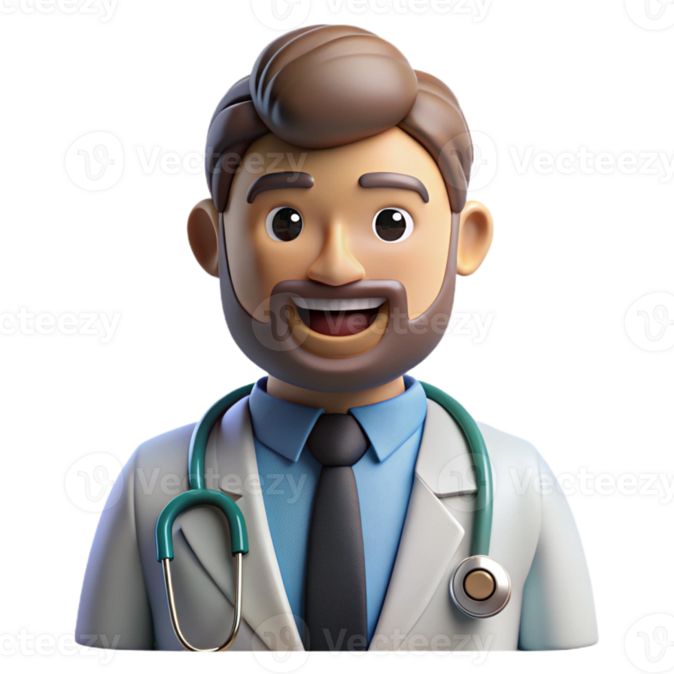 vibrant modern Doctor Stethoscope Cutout for Healthcare Graphics png