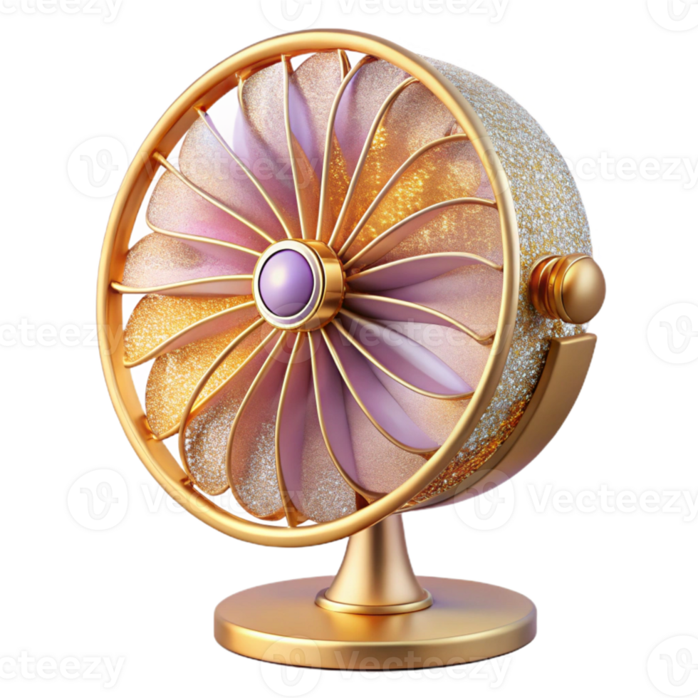 magnificent classic Electric Fan Cooling Appliance Summer Essential Transparent for Home Use detailed png