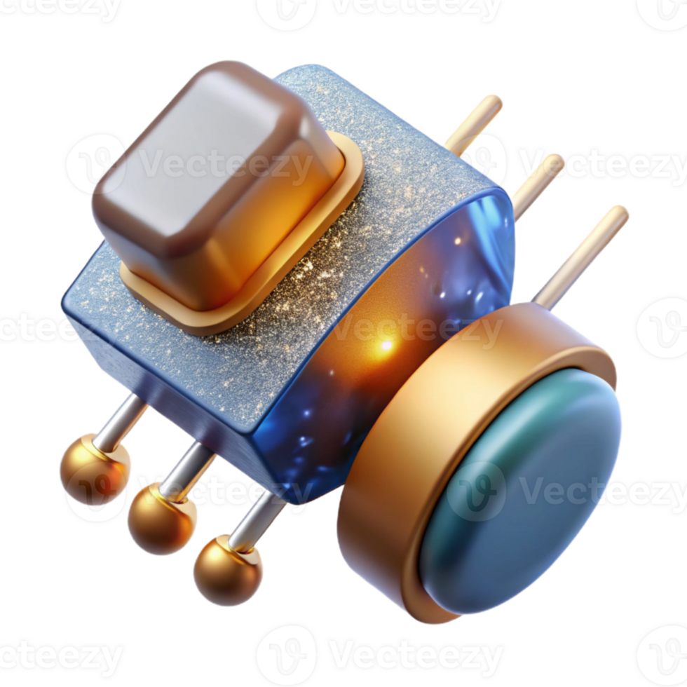 serene abstract Electronic Components Resistor Capacitor Transparent for Circuit Design png