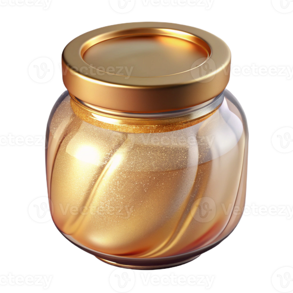 magnificent rustic Empty Glass Jar with Lid Transparent for Food Preservation high quality png