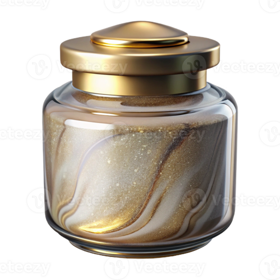 stunning vintage Empty Glass Jar with Lid Transparent for Food Preservation exclusive png