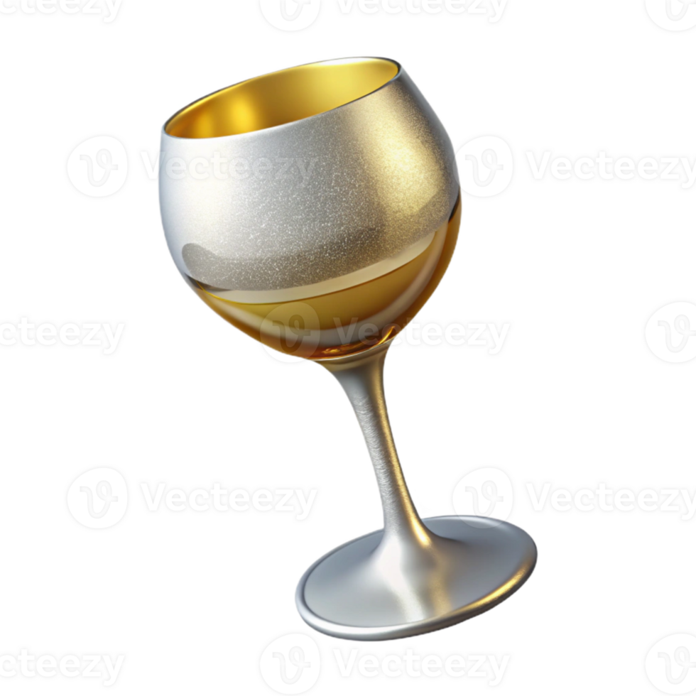 magnificent abstract Empty Wine Glass Clear Isolated for Beverage Photography authentic png