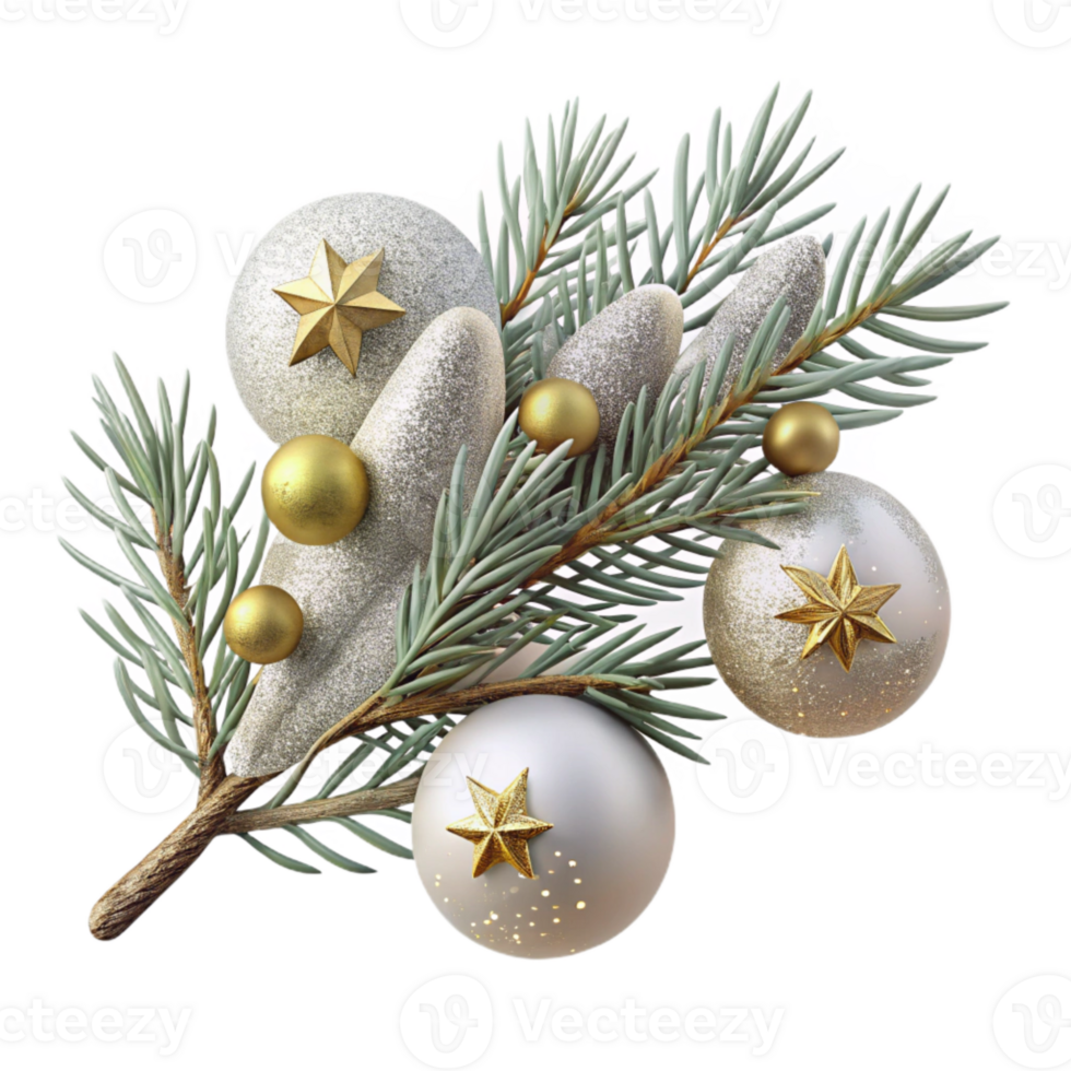 extraordinary minimalist Evergreen Branch Cutout Winter Holiday Design exclusive png