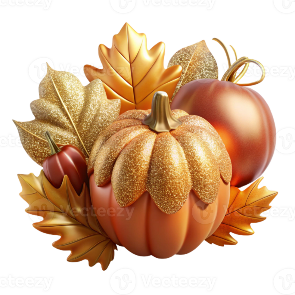 vibrant abstract Fall Foliage Transparent Background for Autumn Designs professional png
