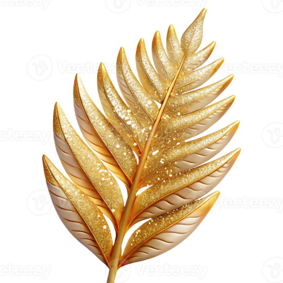 vibrant traditional Fern Leaf Botanical Illustration Transparent Background original png