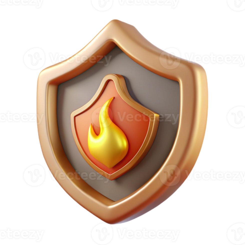 serene vintage Firewall Security Shield Icon Cutout for Cyber Protection authentic png