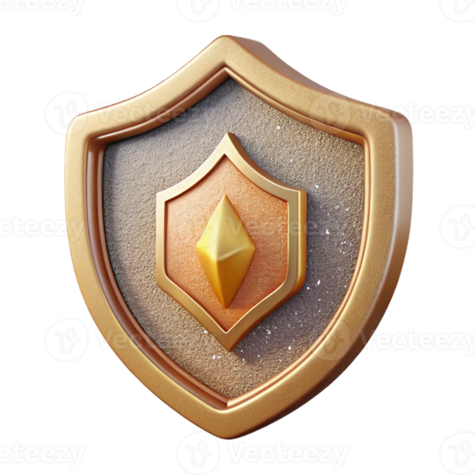vibrant minimalist Firewall Security Shield Icon Cutout for Cyber Protection authentic png