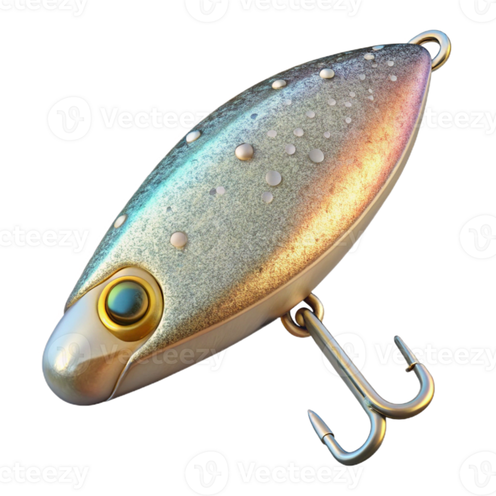 impressive artistic Fishing Lure Isolated Cutout for Tackle Shops original png