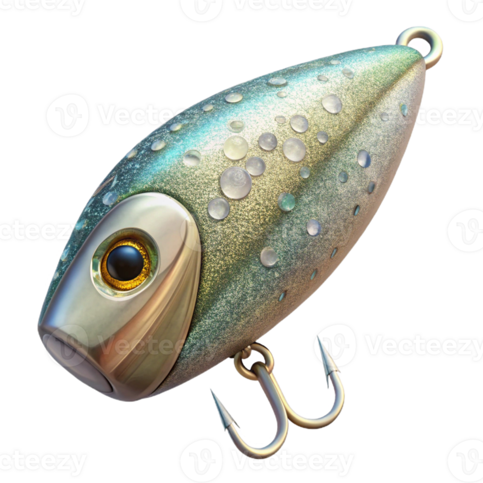 vibrant rustic Fishing Lure Isolated Cutout for Tackle Shops high quality png