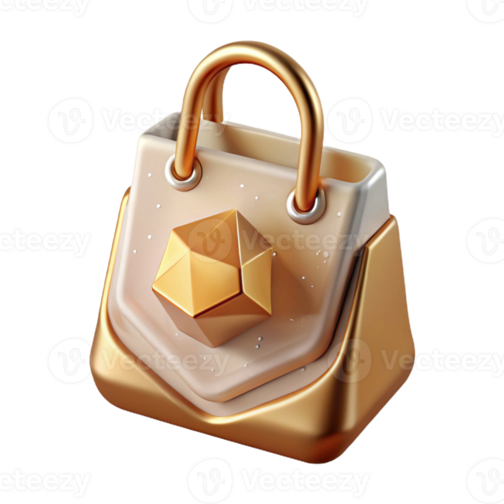 extraordinary minimalist Flat Design Shopping Bag Icon Isolated for Retail Websites genuine png