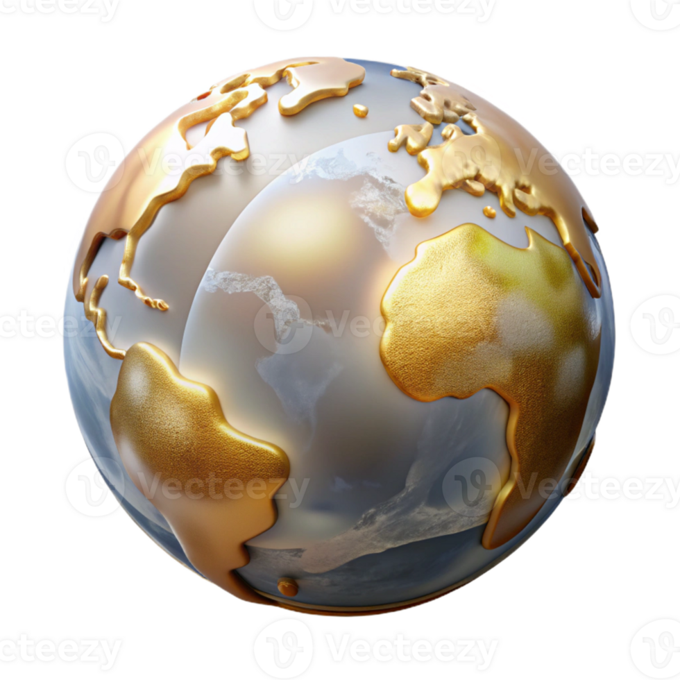 elegant minimalist Flat Design World Globe Icon Transparent for Global Business original png