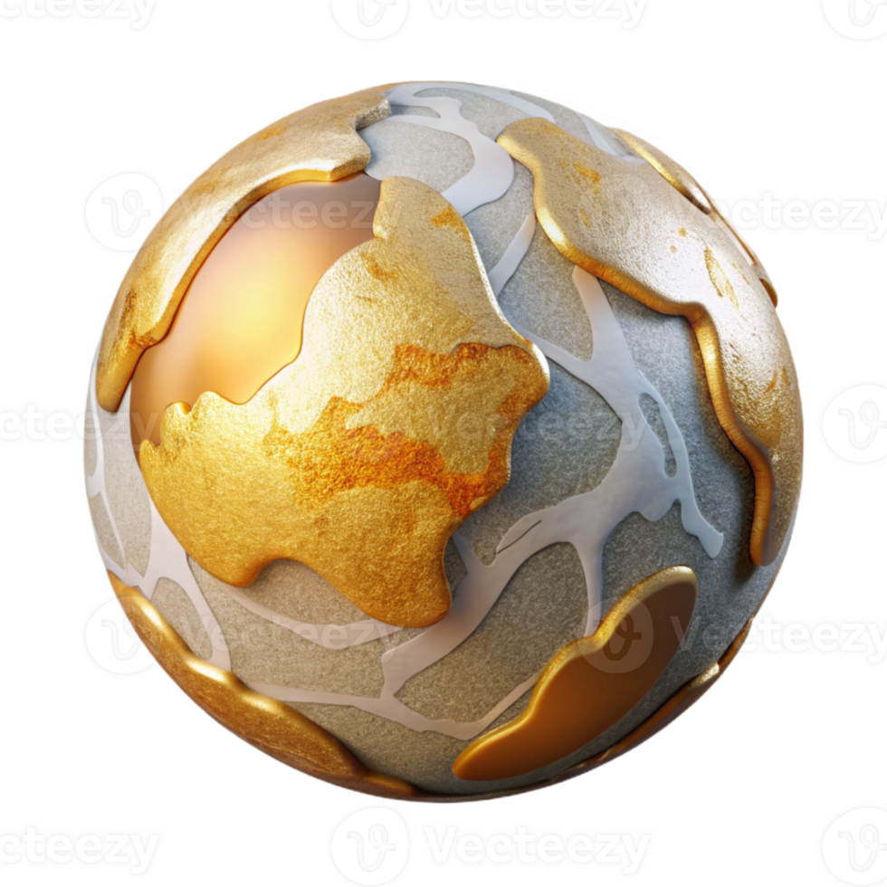 serene rustic Flat Design World Globe Icon Transparent for Global Business professional png
