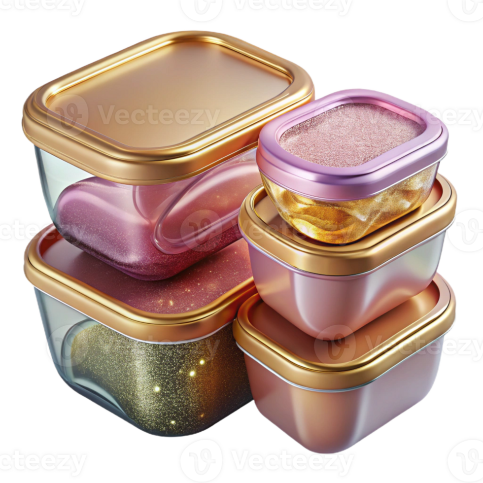 dramatic rustic Food Storage Containers Plastic Set Transparent Kitchen Organization high quality png
