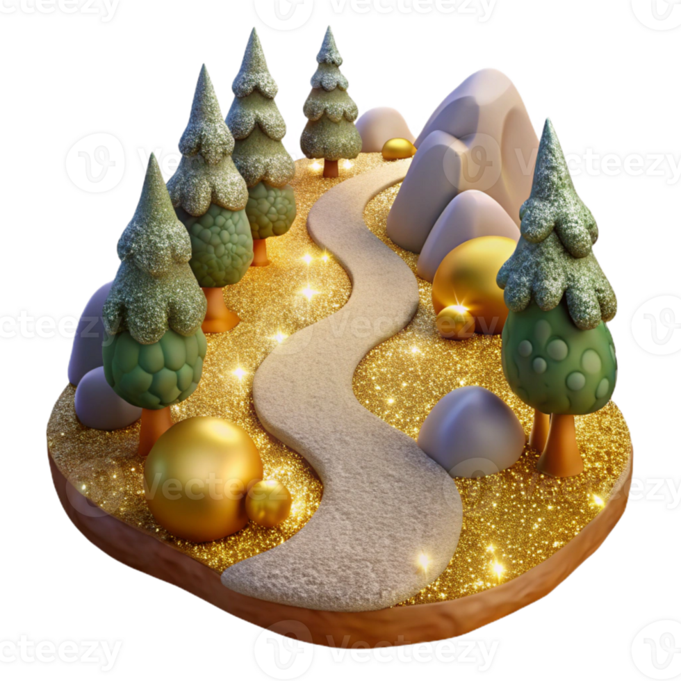 stunning classic Forest Path Isolated for Hiking Adventures original png