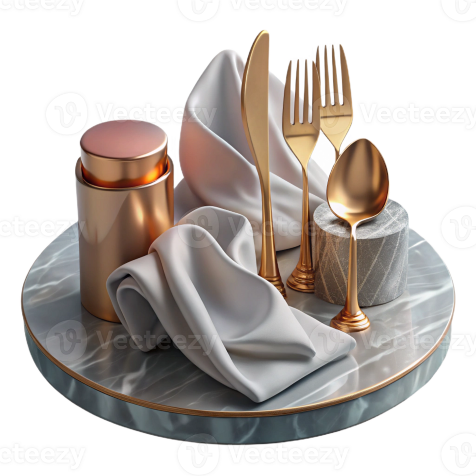 elegant rustic Fork Cutlery Table Setting Transparent for Restaurant Supplies png