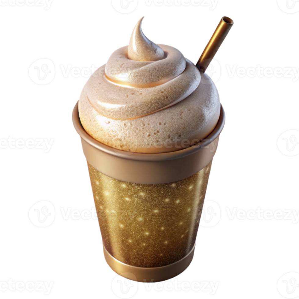 magnificent classic Frappuccino Blended Coffee Cutout for Summer Coffee Shops high resolution png