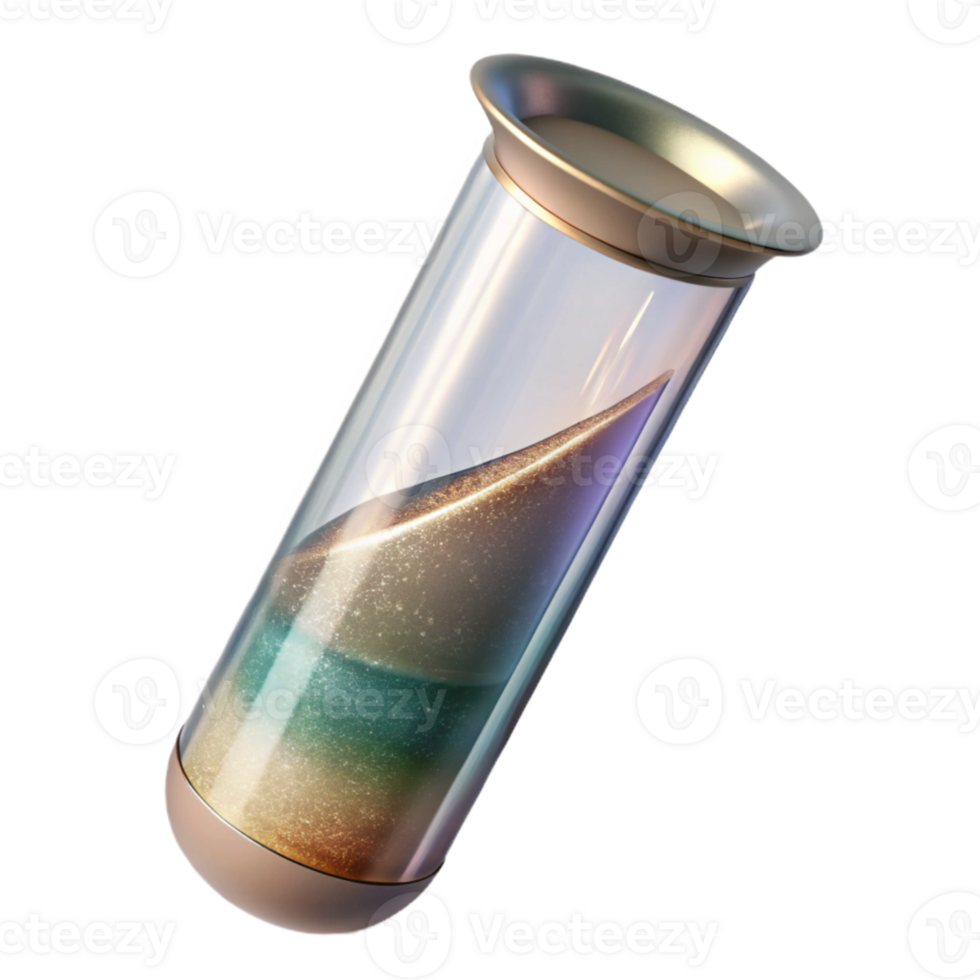 serene abstract Graduated Cylinder Transparent Background for Measurement Graphics premium png