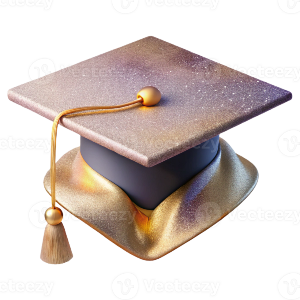 magnificent rustic Graduation Cap Mortarboard Cutout for Commencement Designs exclusive png