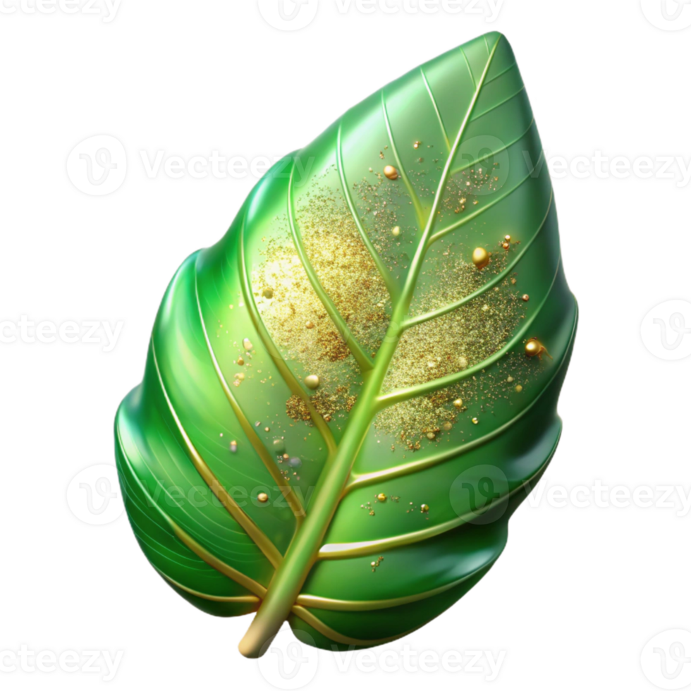 extraordinary abstract Green Leaf Transparent Background for Eco Projects png