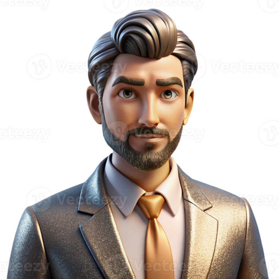 wonderful minimalist Groom Portrait Suit and Tie Cutout for Men's Fashion Photography original png