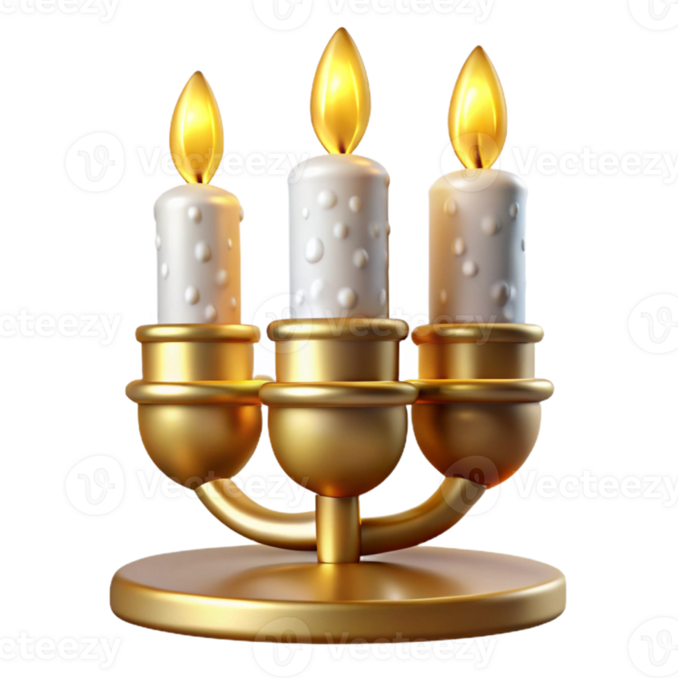wonderful contemporary Hanukkah Candles Burning Transparent for Jewish Celebration high resolution png