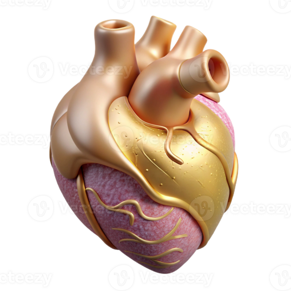 impressive vintage Heart Anatomy Diagram Cardiology Isolated for Medical Websites original png
