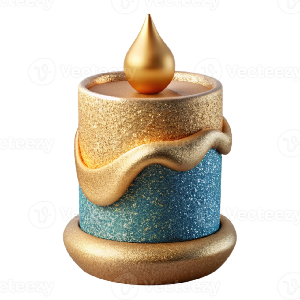 stunning rustic Holiday Candle Unlit Wax Cutout high resolution png