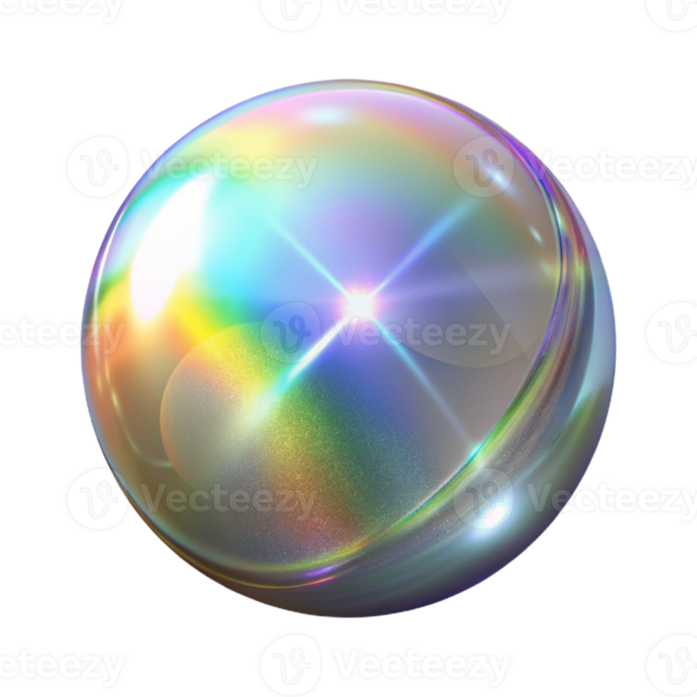 stunning vintage Holographic Lens Flare Transparent for Light Effects authentic png